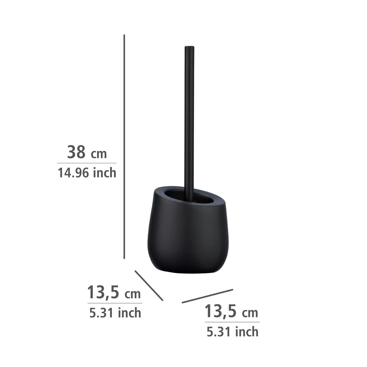 Silikon-WC-Bürste mit Halter