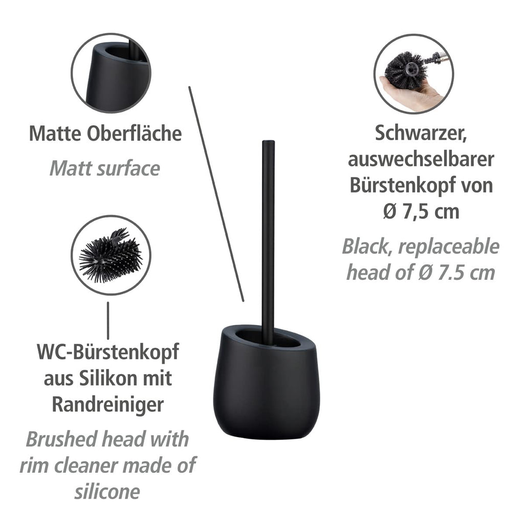 Silikon-WC-Bürste mit Halter