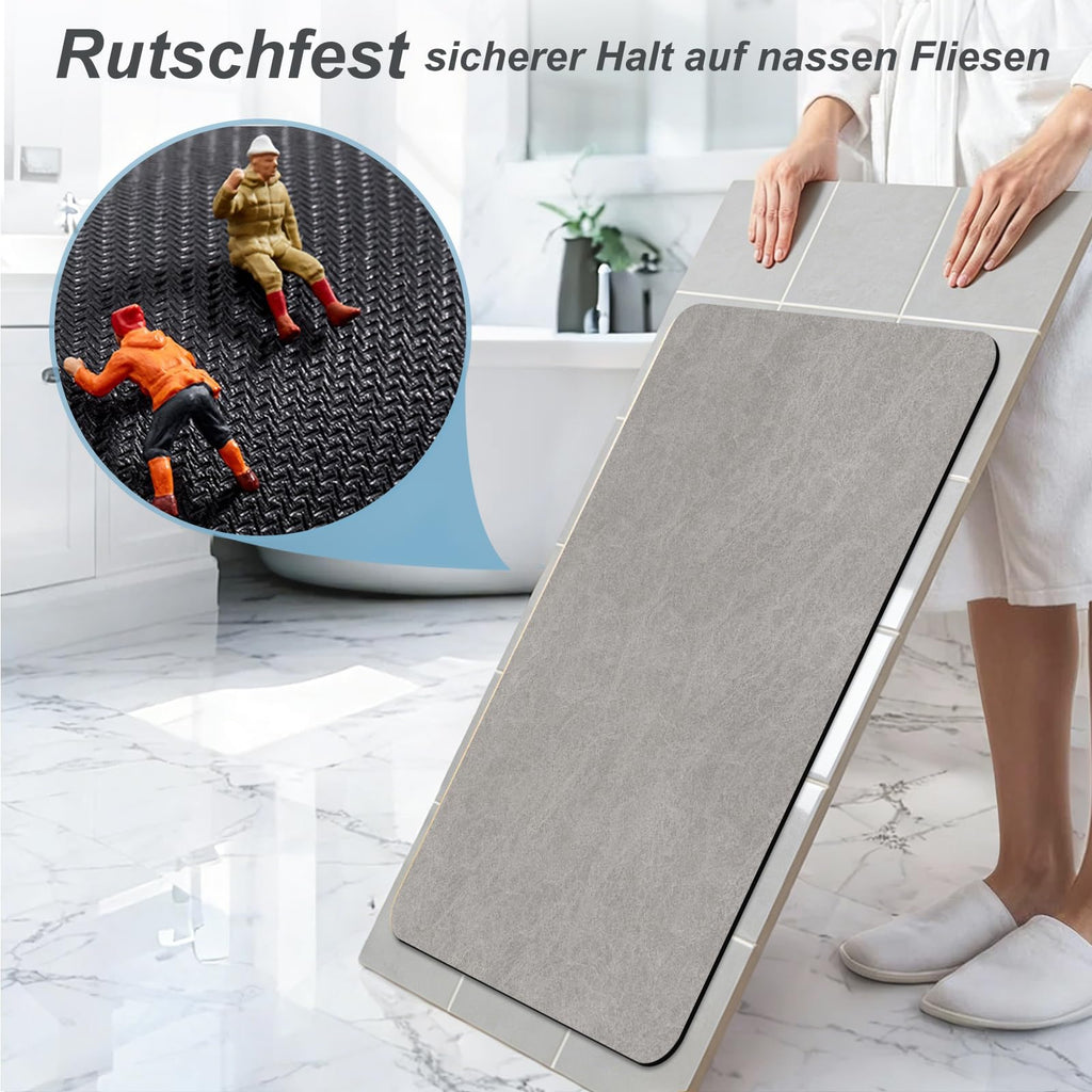 Rutschfeste Badematte (schnelltrocknend)